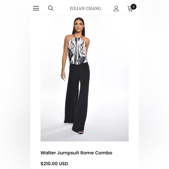 Julian Chang Jumpsuit (photo from Julian Chang website for reference) Size: XS - Picture 5 of 5